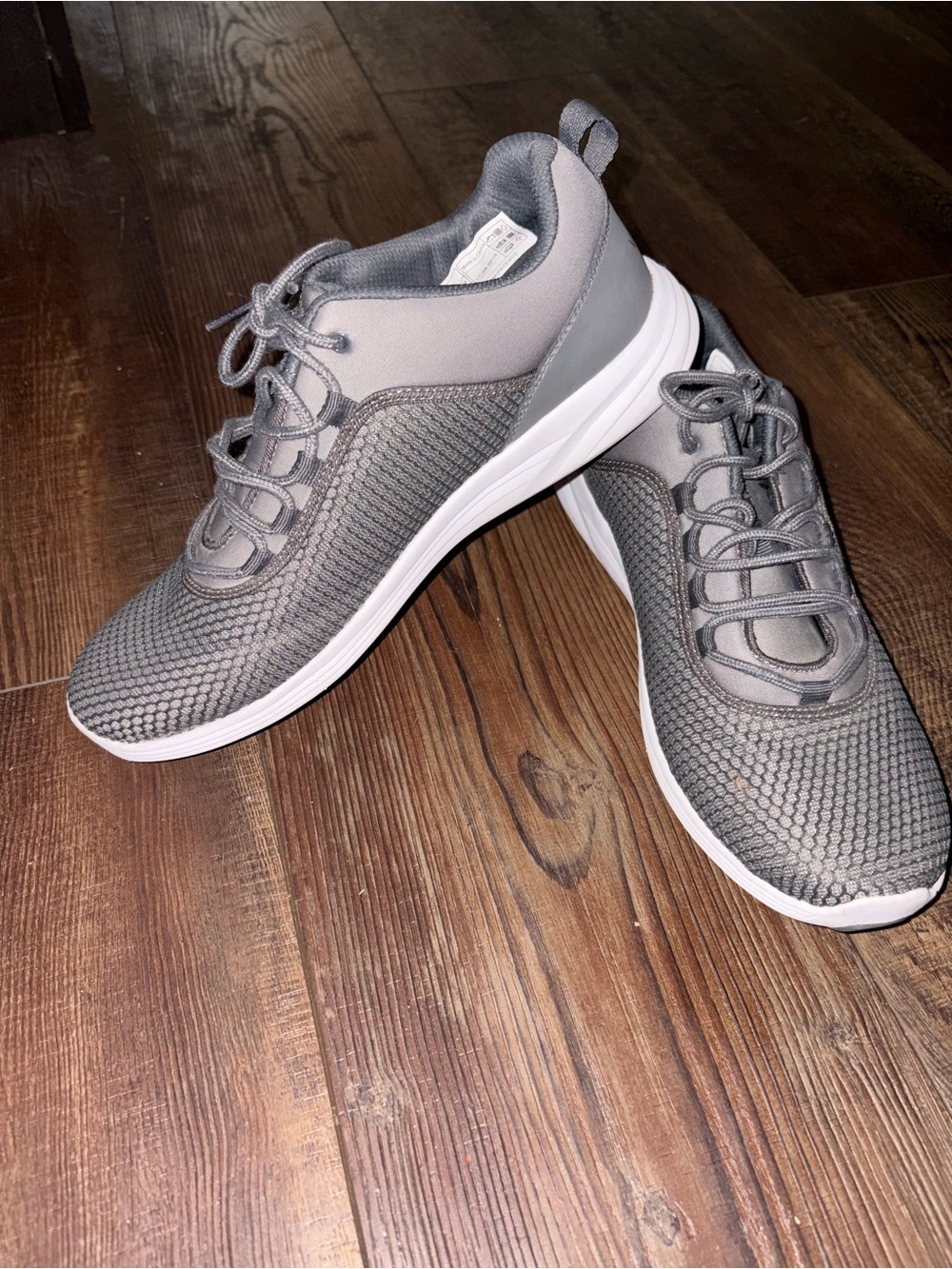 Christina Men's Grey Mesh Athletic Sneakers